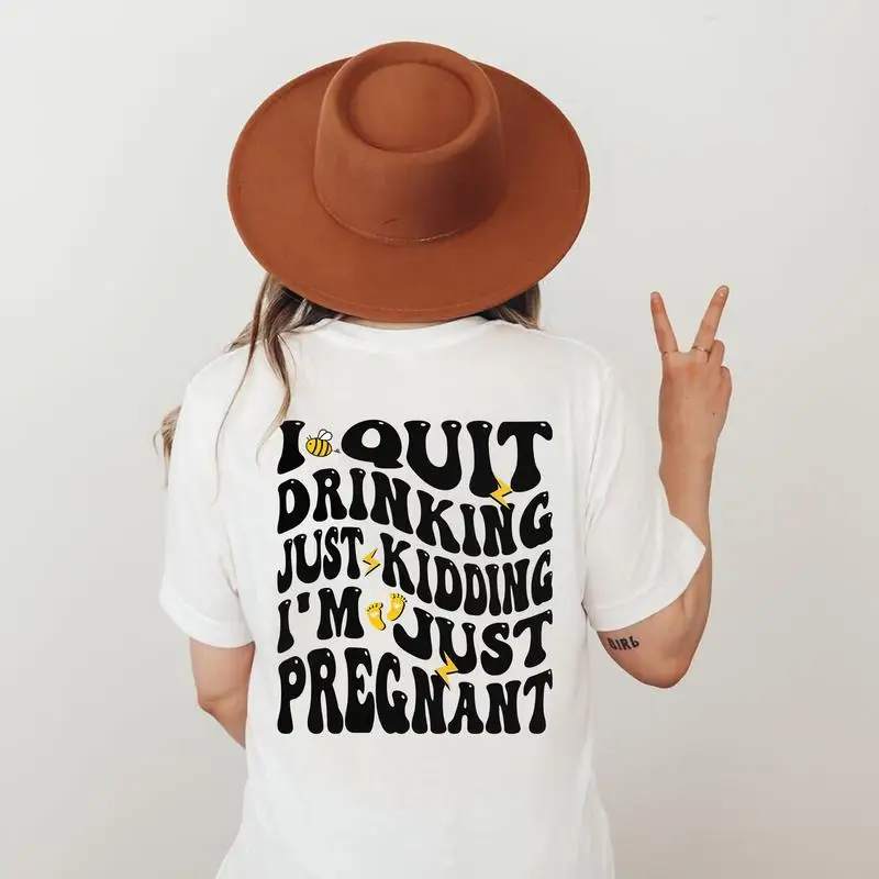 

Pregnant T-shirt, Pregnancy Reveal, Pregnant Announcement, Funny Pregnant Shirt