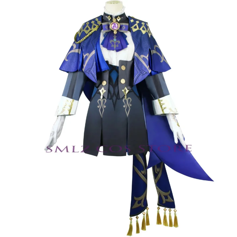 Clorinde Cosplay Anime juego impacto disfraz uniforme vestido abrigo sombrero peluca conjunto traje de Halloween para mujeres