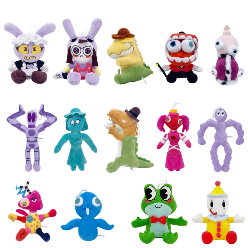 2026 New The Amazing Digital Circus Plush Toys Cute Clown Rabbit Stuffed Doll Soft Plush Figure Kids Adult Birthday Gift  YX BT
