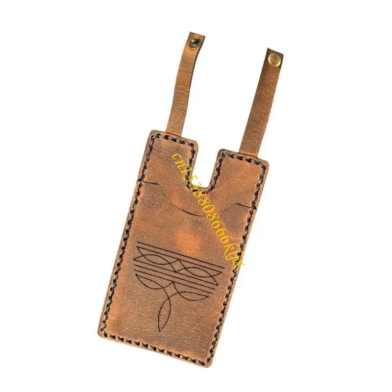 Carteira bota ocidental com fechamento strap couro bot wallet titular cartão botas para homens homens fantasia