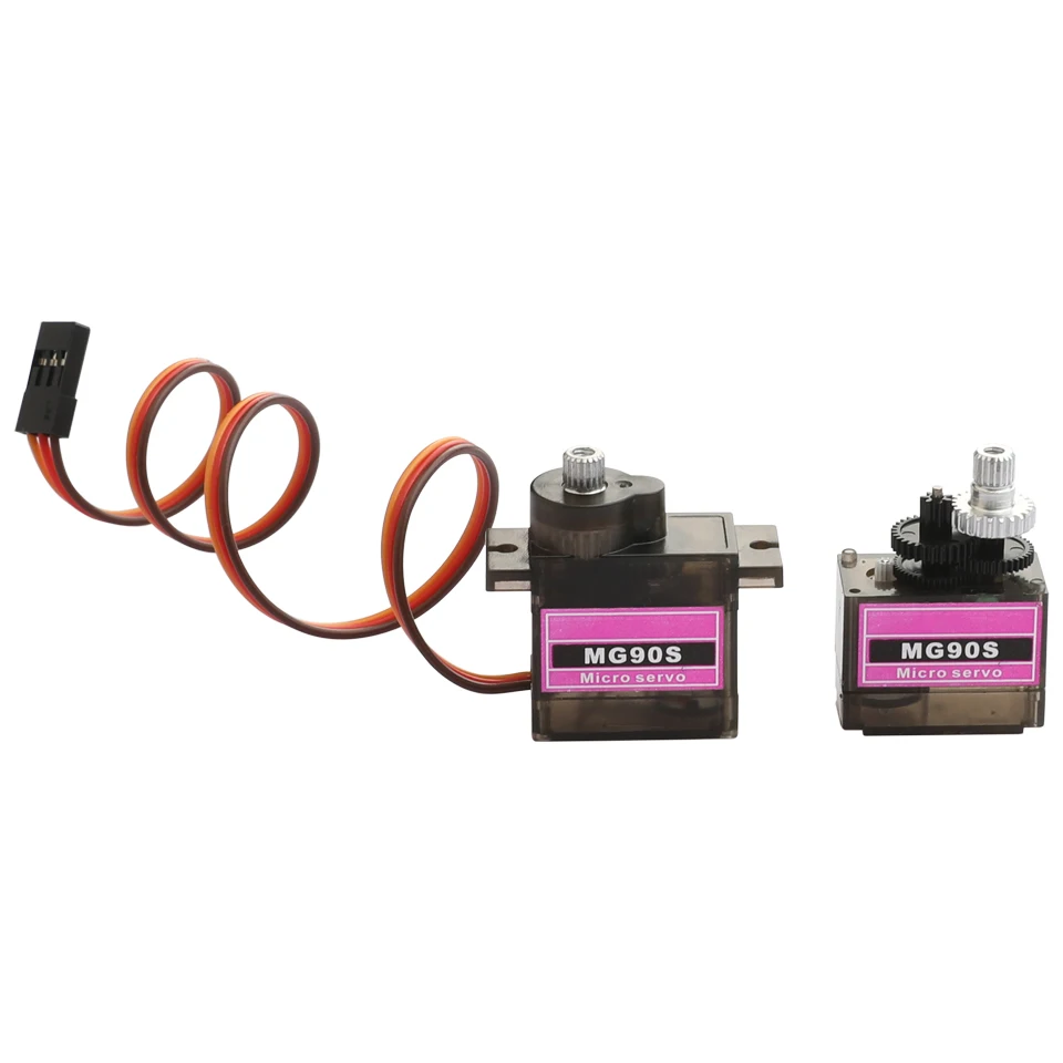 MG90D Digital Servo MG90S Analog Servo Metal Gear 90/180/270/360 Degree 2.2KG For RC Helicopter Aircraft Plane Boat Car