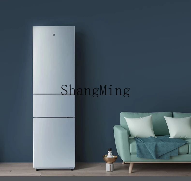 ZYY 3ドア家庭用省エネ冷凍冷蔵超薄型小型冷蔵庫