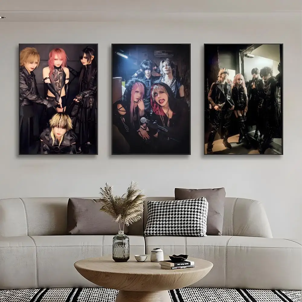 Visual Kei Band J-JILUKA Poster Frameless Wall Art Print, Peel-and-Stick Removable