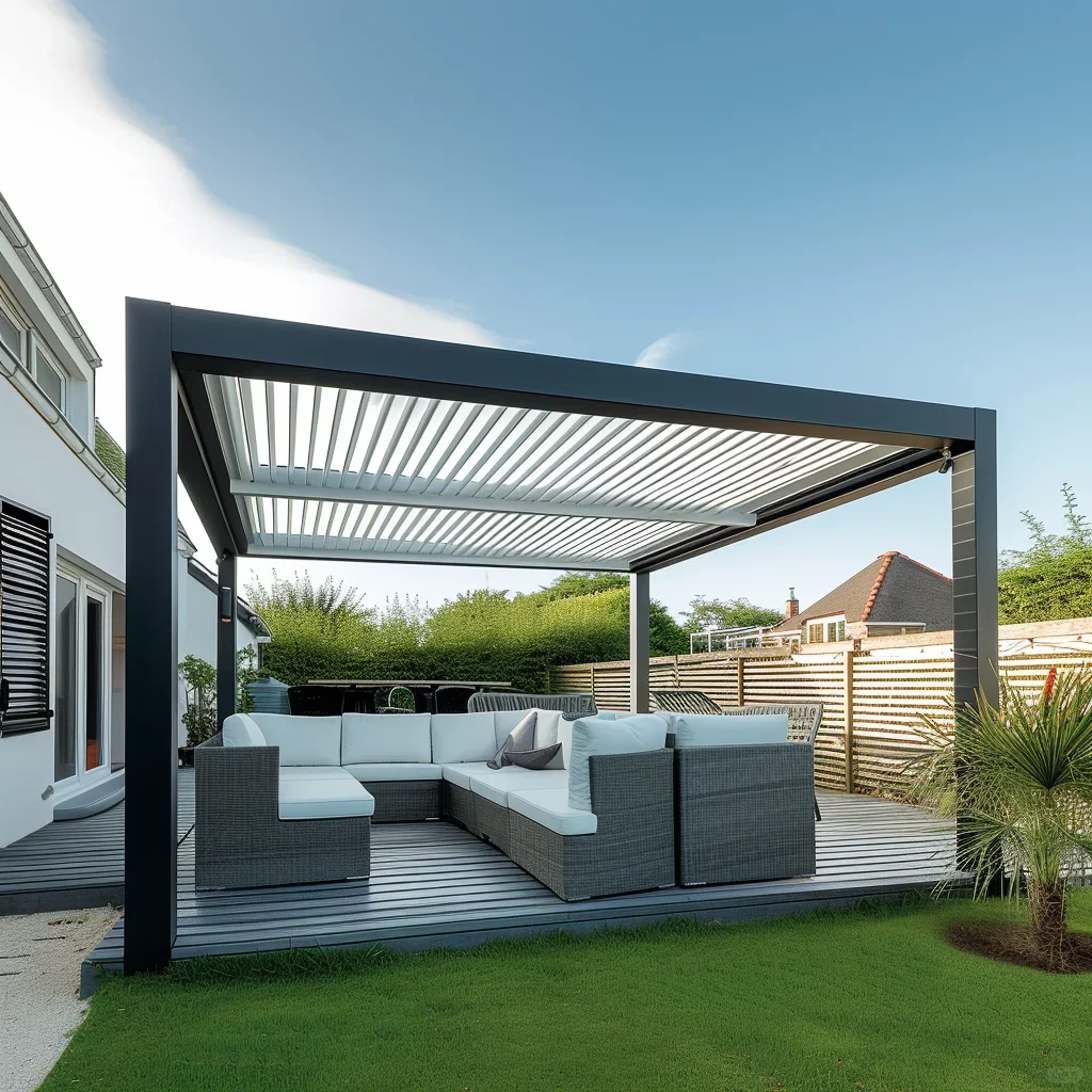 Pérgola de aluminio motorizada - Outdoor Power For Gazebo reseña y precio