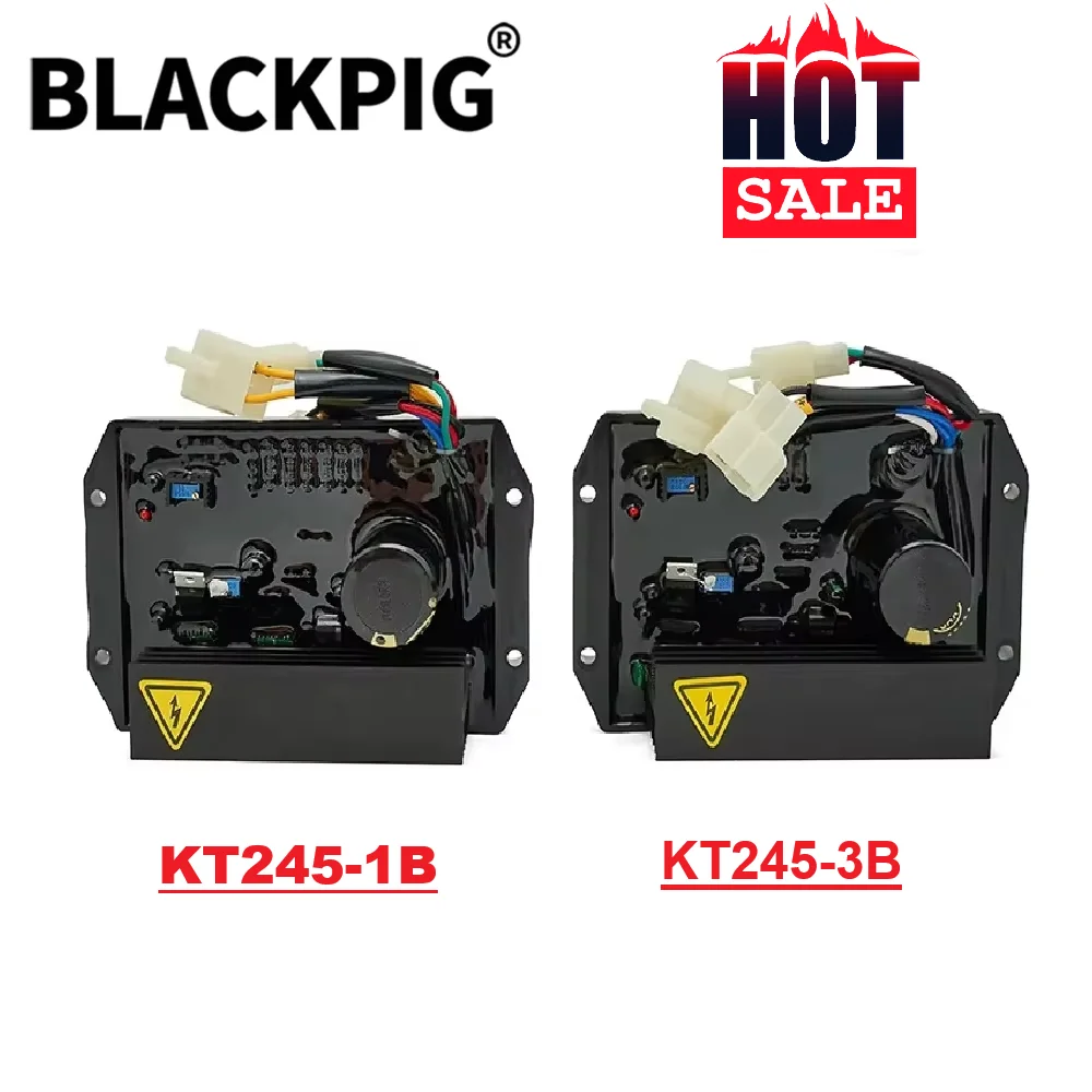 8-15KW KT245-1B KT245-3B AVR Automatic Voltage Regulator Single 3 phase Brush Brushless Generator Stabilizer Adjuster Module