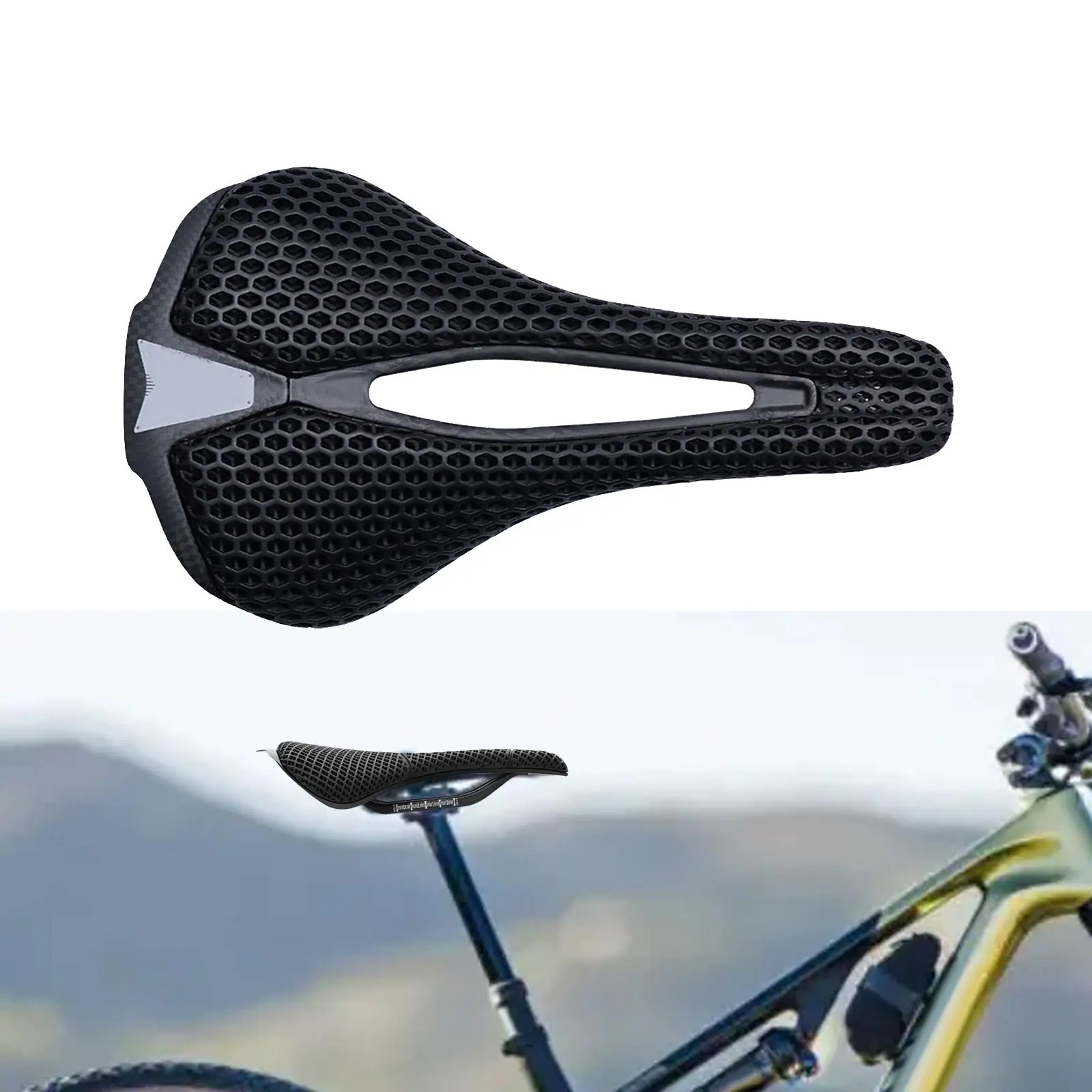 

3D Printed Bike Saddle Multifunction Lightweight Comfortable Wear Resistant