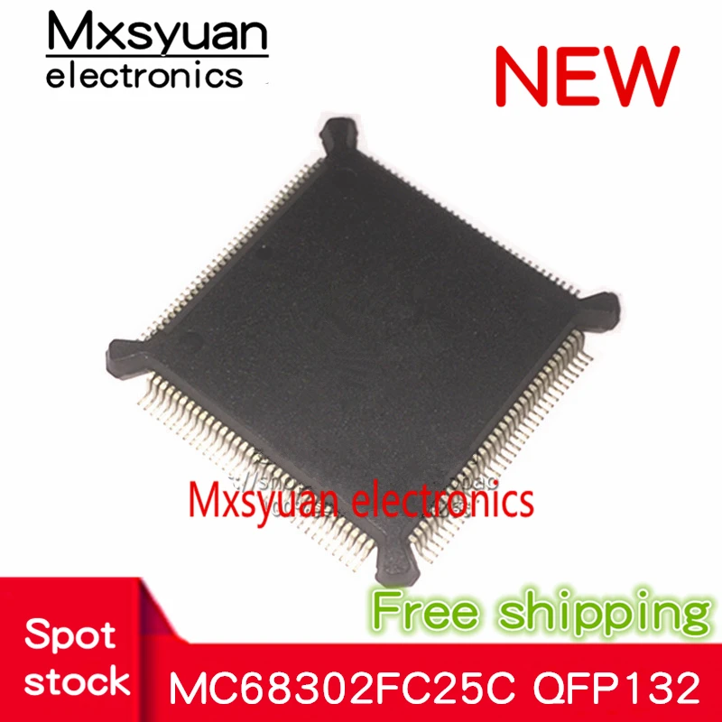 10pcs/lot MC68302FC25C MC68302FC20C MC68302FC16C  MC68302 QFP-132 New embedded processor chip