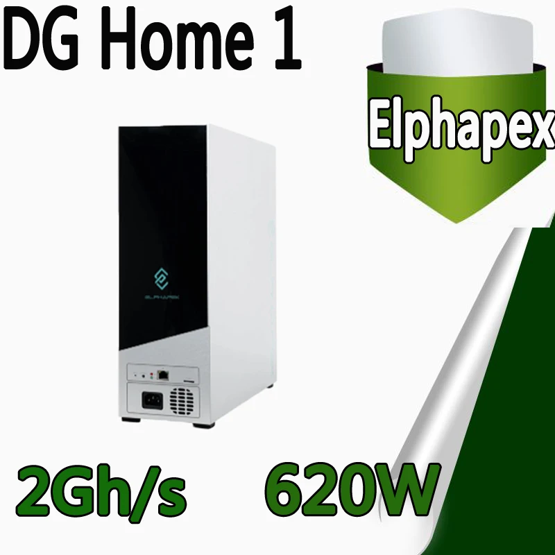 New ElphaPex DG Home 1 With a Maximum Hash Rate of 2Gh/s A Power Consumption of 620W, Mines the LTC