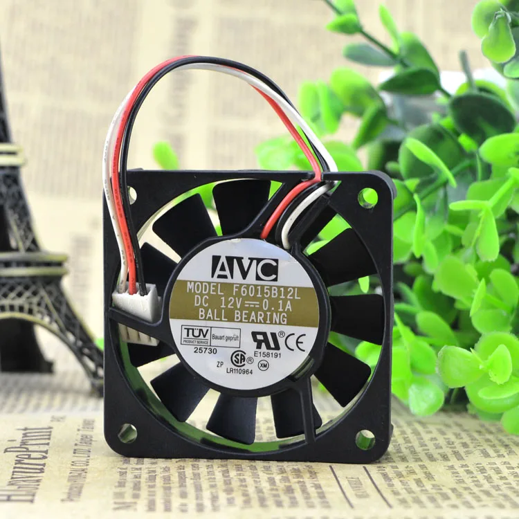 6CM chassis CPU speed measurement double ball mute main board fan 12V 0.1A F6015B12L 60*60*15MM