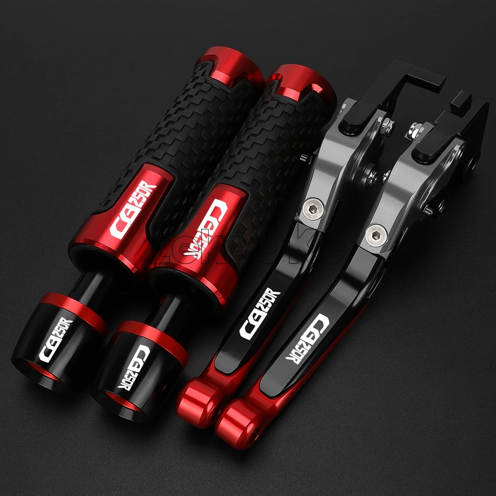 Motorcycle FOR HONDA CB250R CB 250R 2021 - 2023 2024 2025 Accessories Adjustable Brake Clutch Levers Handlebar Grips End Handle