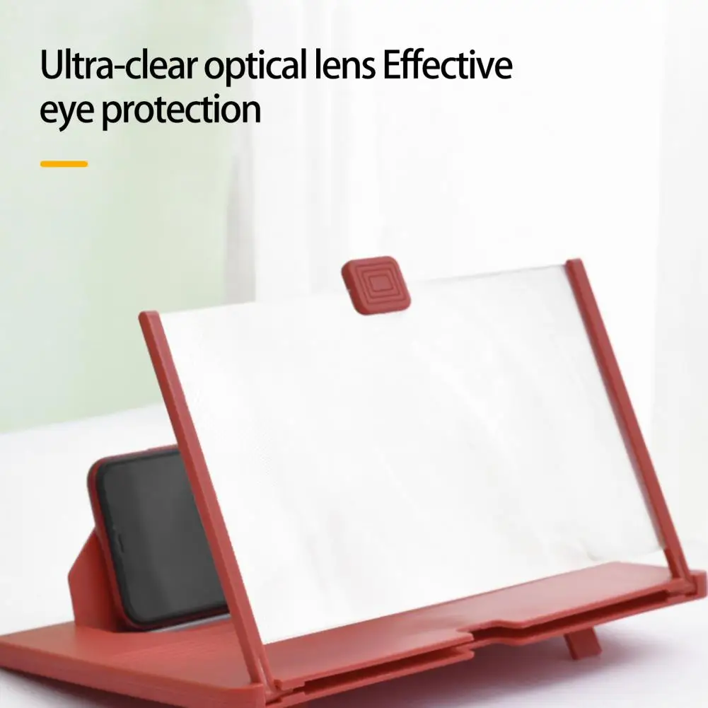 3 Colors Cellphone Screen Magnifier Ultra-Light Magnify Screen Convenient Phone Stand Screen Enlarger Cellphone Supplies