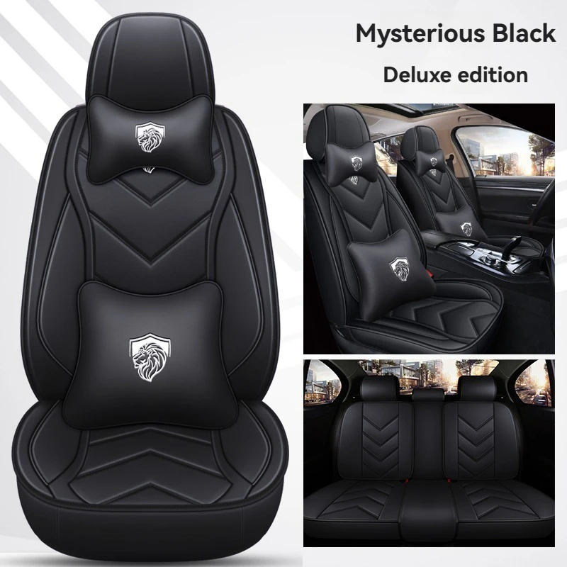 Five Seat Universal All Inclusive Car Leather Seat Cover For Lada Priora Granta Kalina Vesta Largus 2017 Accessories Protector