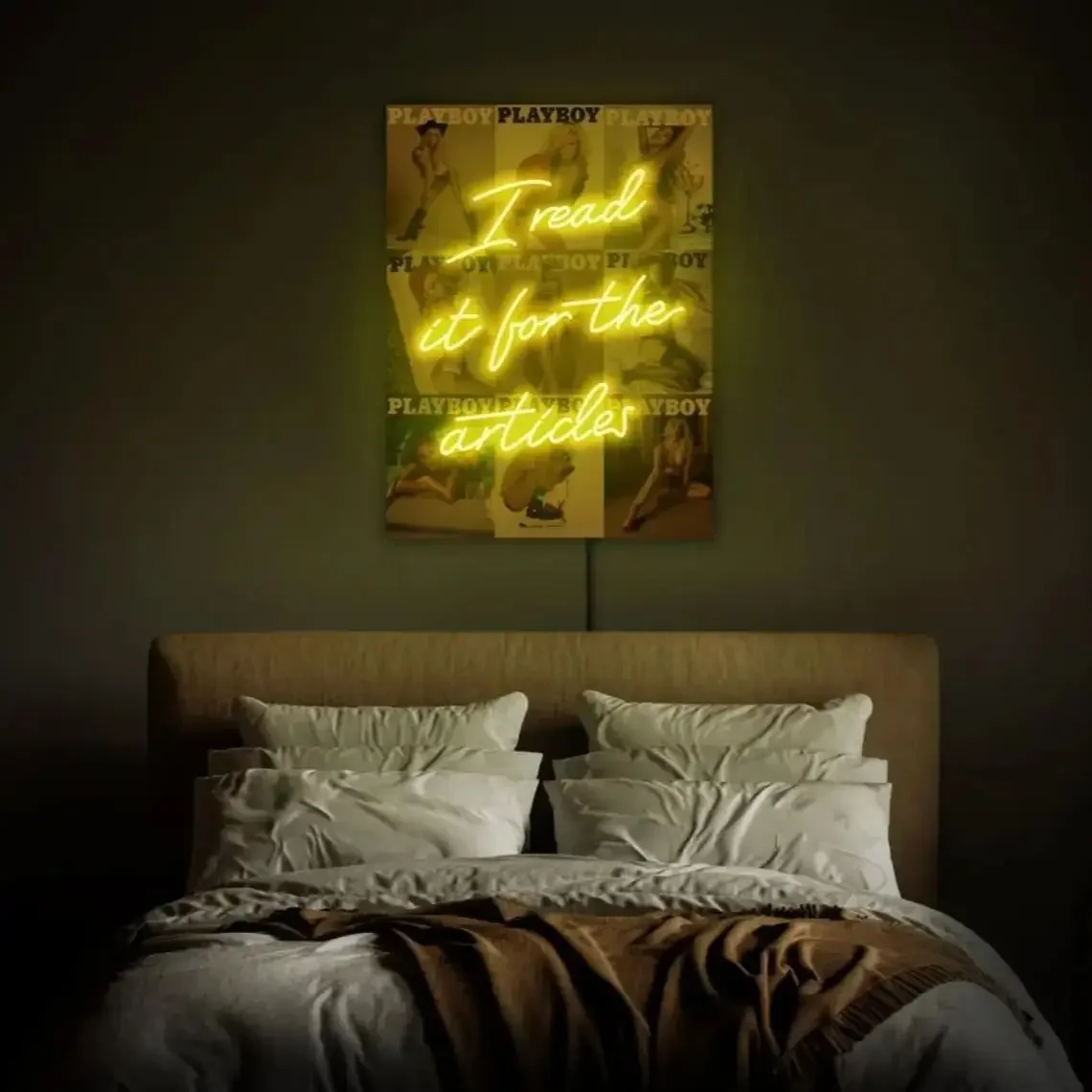 I Read It for The Articles Neon Sign Erotic Neon Sign Wedding Decoration  Birthday Party Decorations  Kawaii Room Decor