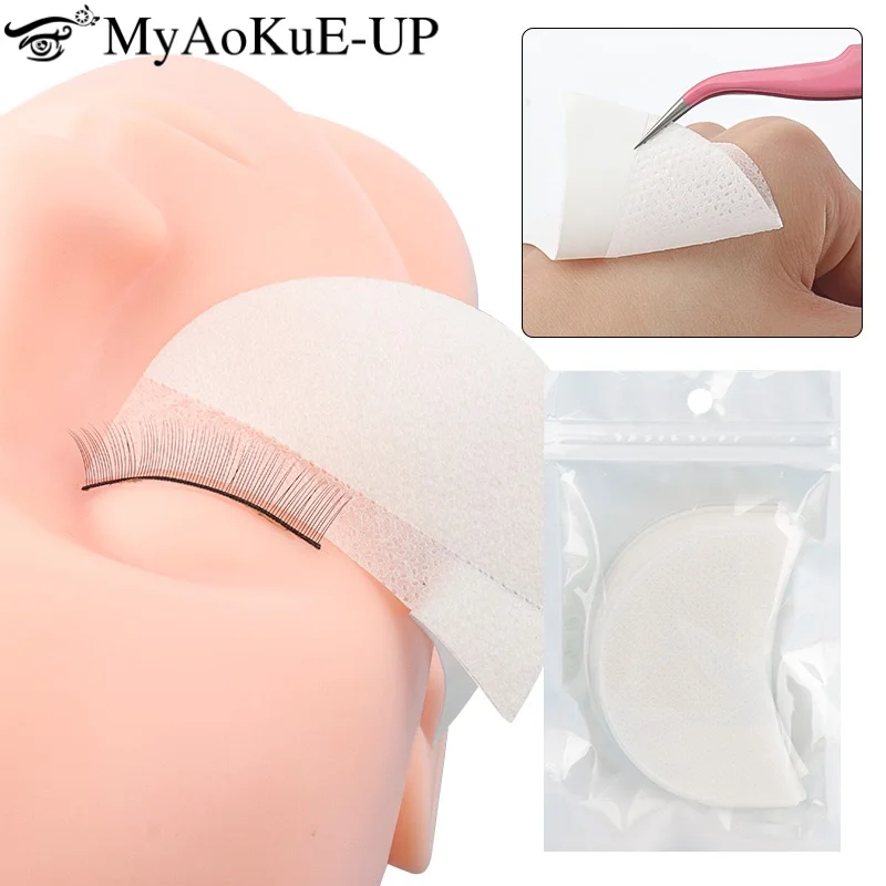 30/50/100 Pcs Eyeliner Shield Eyeshadow Shields Protector Disposable Pad Lint Free Patch False Eyelash Extension Makeup Tool