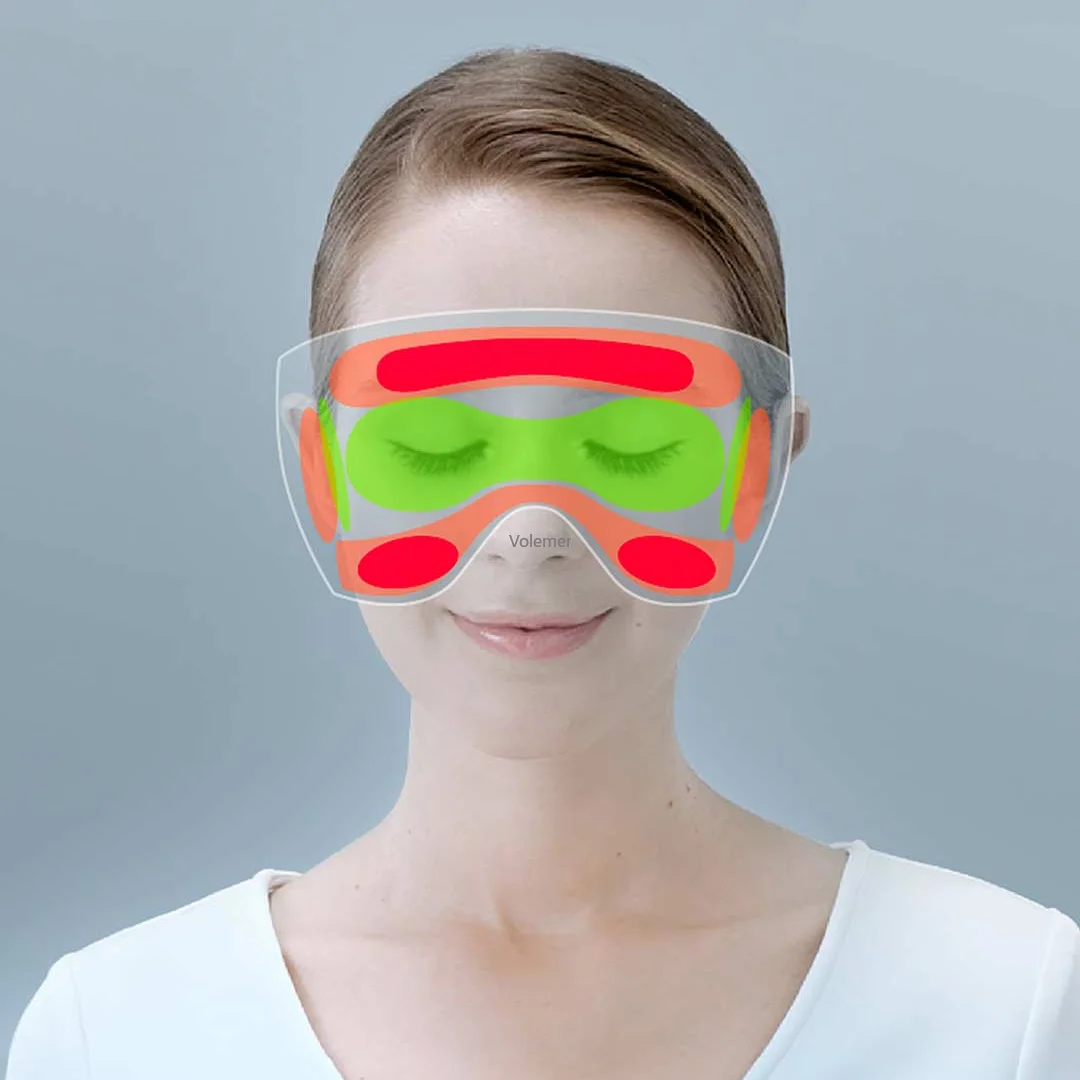 جديد Youpin Dreamlight اللاسلكية الدفء الاسترخاء كامل الظل نظارات سلسلة درجة حرارة ثابتة العين مدلك غطاء الوجه عند النوم الساخن حزمة