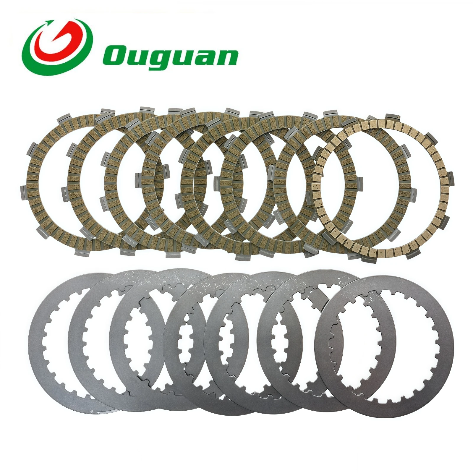 

ouguan for Benelli BJ600 600GS BN600 600GT Stels 600 BJ500 TNT600 TRK502 BJ BN TNT 600 BJ Clutch Friction Steel Plate Disc Set
