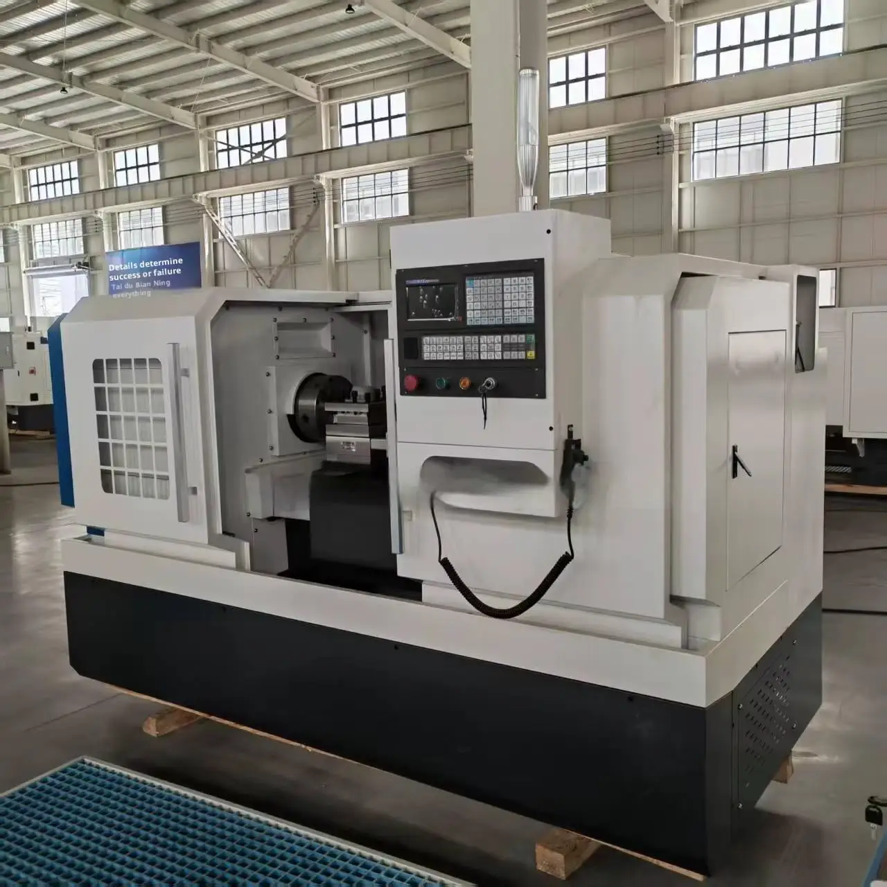 WEIZHUO CK6150/1000 Horizontal Single Spindle 3-Axis Helical Teeth High Precision Flat Bed Heavy Duty 220V GSK 4 Tool Stations