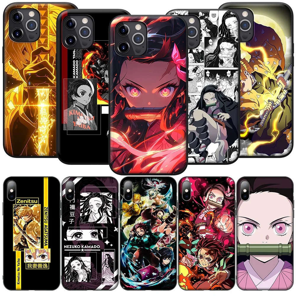 New High-End Phone Case for Xiaomi Mi 9T 10T 11T 11i 11 12 A2 A3 POCO X3 M3 M2 F3 Pro NFC JA50 Demon Slayer Nezuko Nezuko