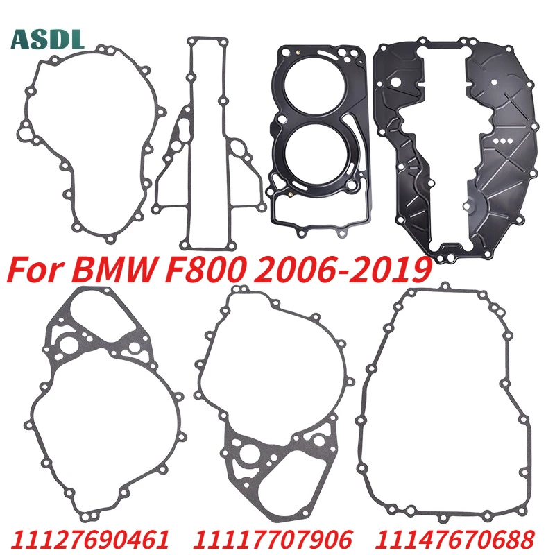 

11127690461 Motorcycle Crankcase Cover Cylinder Gasket Set For BMW F800 2006-2019 F800GS F800GT F800R F800S F800ST F 800 GS