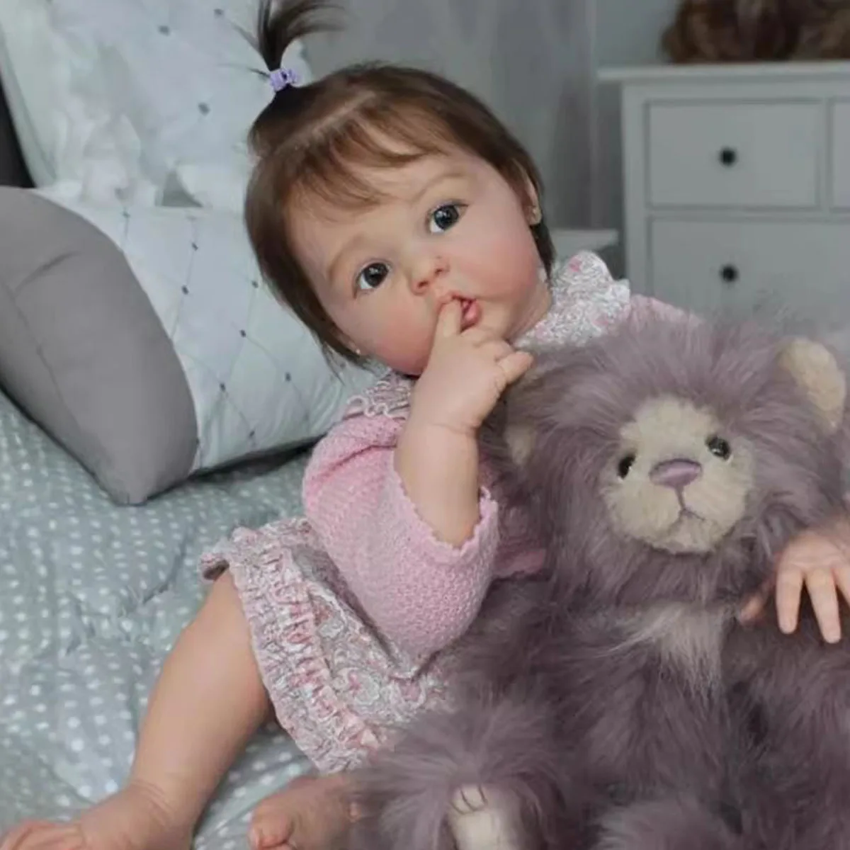 

Full Body Vinyl Reborn Baby Dolls - 22 Inch Weighted Realistic-Newborn Baby Doll Real Life Baby Dolls with Complete Accessories & Gift Box