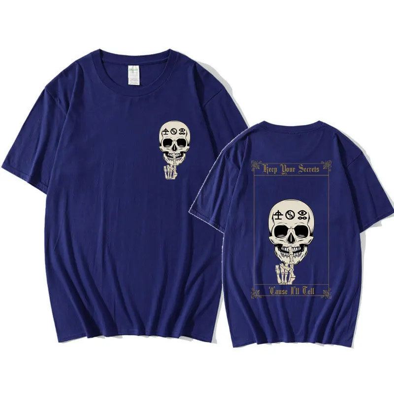 Rock Band Bad Omens A Tour of The Concrete Jungle Vintage T-shirt Men's Clothing Hip Hop Gothic Harajuku T Shirt Short Sleeve