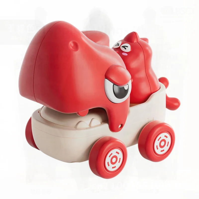 الإبداعية ديناصور سحب سلسلة لعبة سيارة الكرتون القرش الثلاثي التنين رياض الأطفال هدية لعبة تفاعلية للأطفال #5