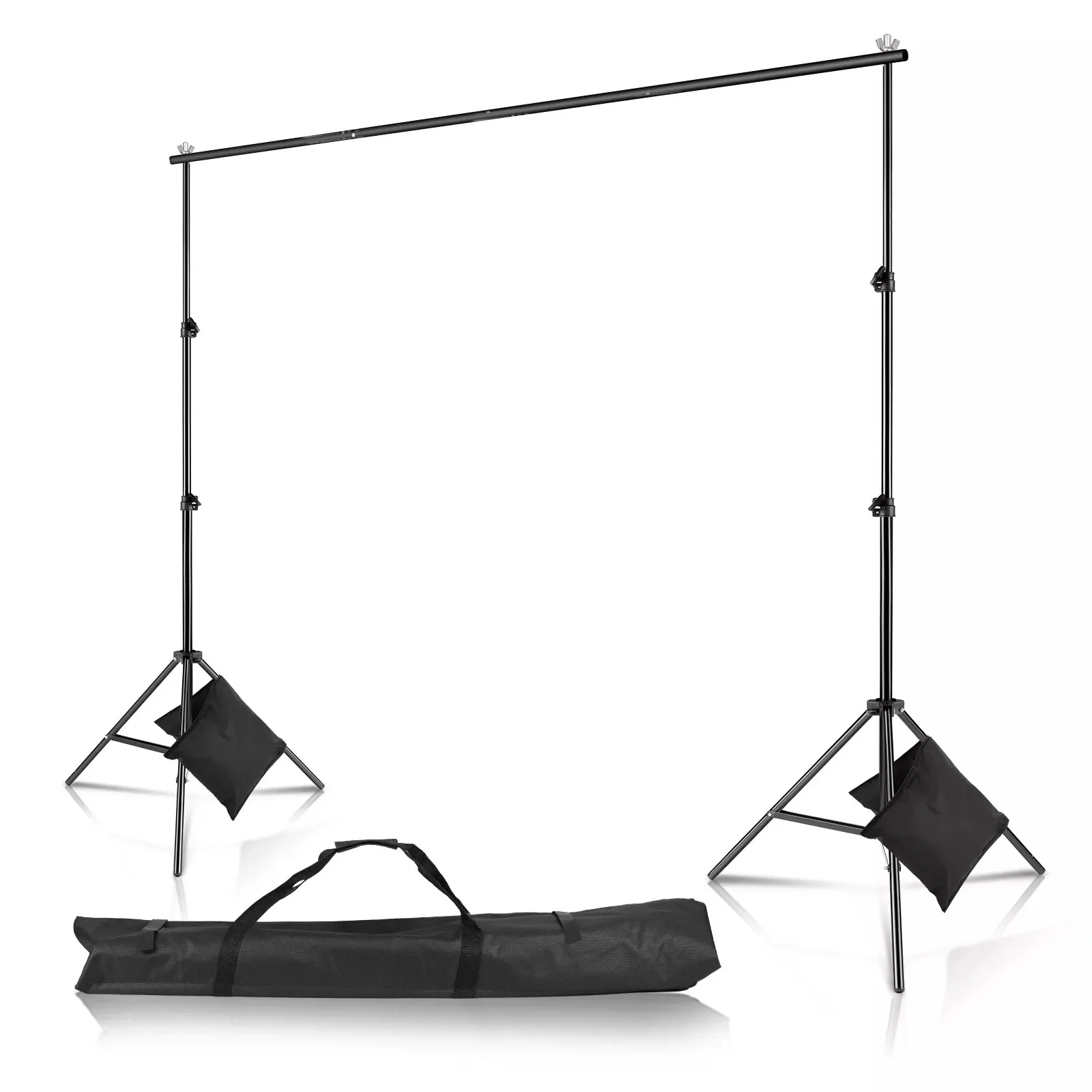 

10Ft Heavy Duty Adjustable Photography Background Support Stand Kit With Case