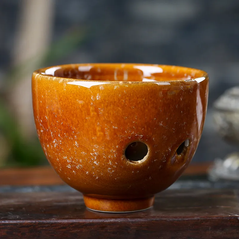 Ocarina Teacup de 6 Orificios, Tono AC, Ocarinas de Lujo Profesionales Multifuncionales Hechas a Mano, Instrumentos Musicales Inusuales y Raros
