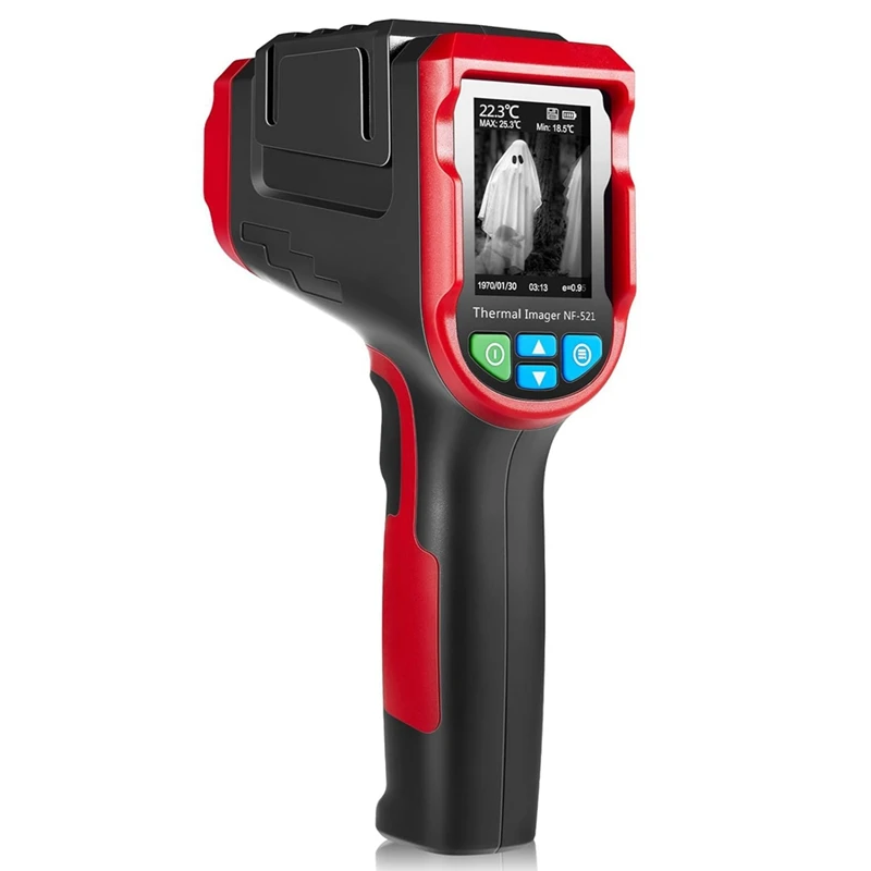 -521 Thermal Camera Portable Infrared Camera Digital Display Heating Detector Handheld Temperature Imaging Imager-A26I