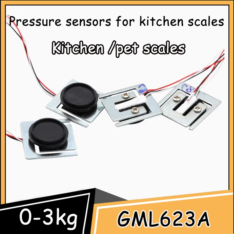 1pcs GML623A Professional miniature load cell for kitchen scale: pressure measurement 3kg thickness 1MM