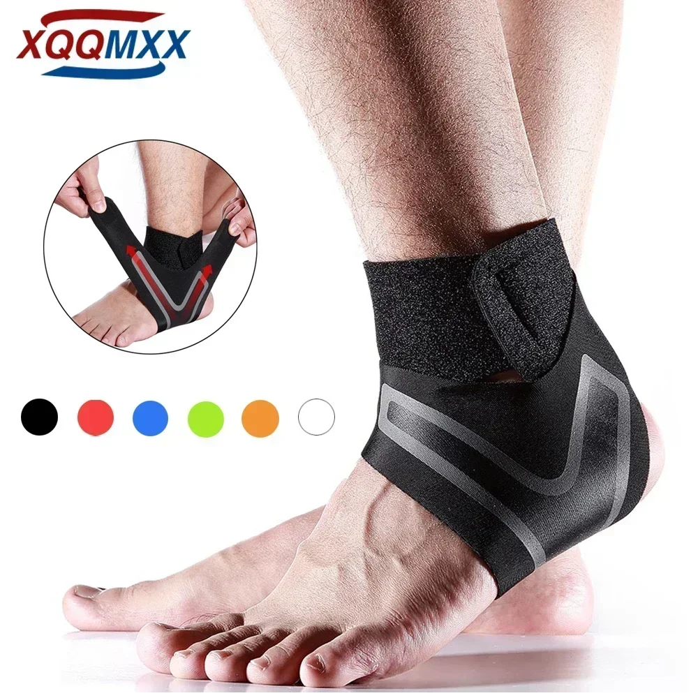 Ankle Brace Support, Elastic Sprain Foot Sleeve for Sports Protect, Arthritis, Plantar Fasciitis, Achilles Tendonitis, Recovery