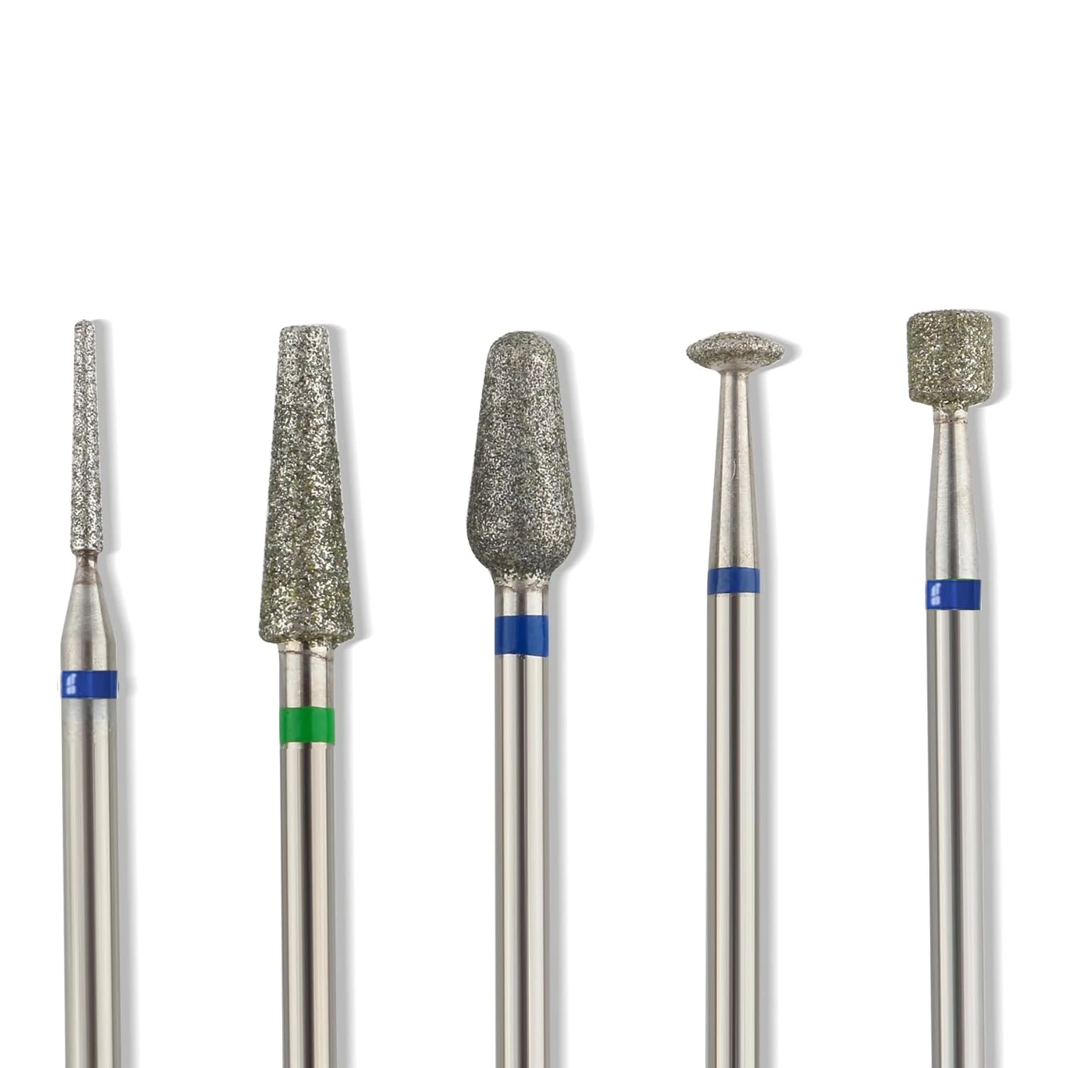 5 قطعة الماس مسمار مثقاب مجموعة من قواطع الطحن ل مانيكير الماس بت بشرة إزالة بت الأظافر لآلة الحفر الكهربائية #3