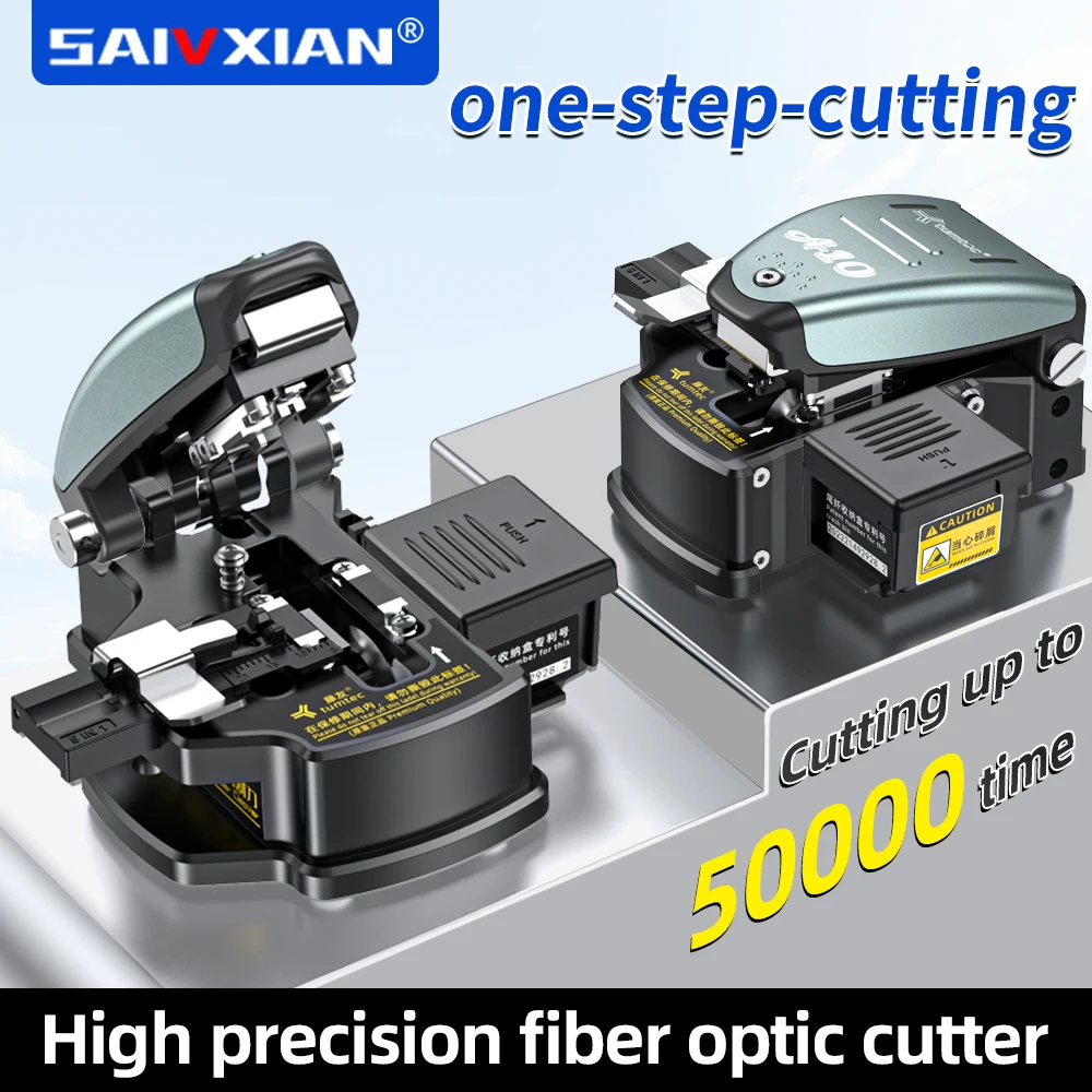 

TUMTEC-A10 Optical Fiber Cleaver High Precision Cutting Tool Cable Cutting Knife New FTTH One Step Fiber Cleaver