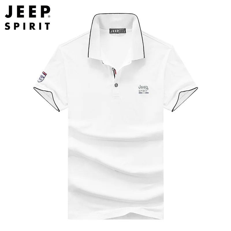 JEEP SPIRIT business temperament men POLO shirt summer new fashion urban youth short sleeve t-shirt mens casual comfortable top