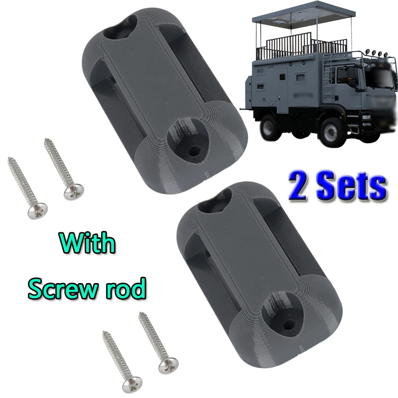 

2 Set Grey Plastic Titta Bunk Ladder Bracket Fixed Installation For Swift Coachman Caravan Motorhome BLB1 Camper Accessories