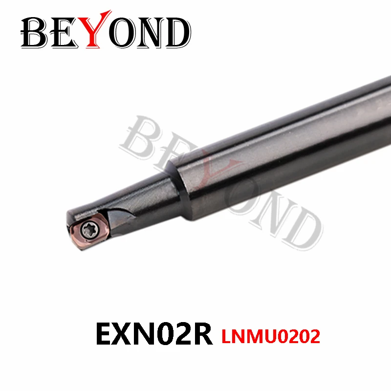 BEYOND EXN02R C10-08-100-1T Milling Tools Holder CNC LNMU0202ZER-MJ Carbide Inserts Small Hole Fast Feed high Precision Tool Bar