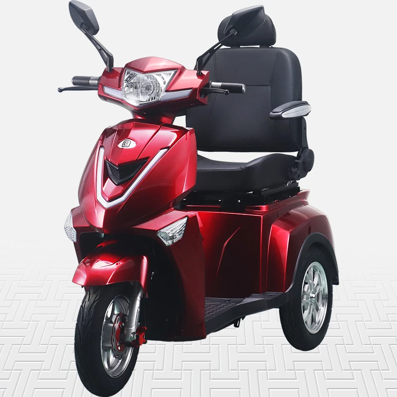 Chooyou 2022 New T408 Electric Scooter Vehicles Tricycle with 3 Wheel with Led Light for Adult