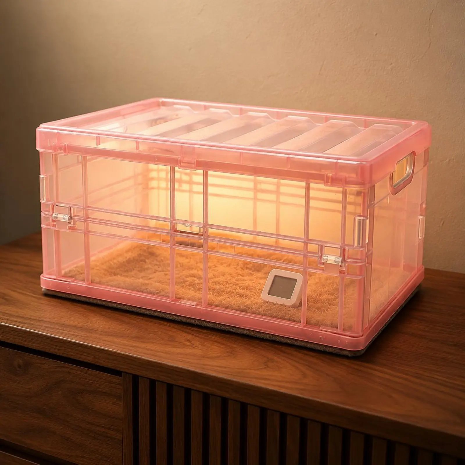 

Parrot Brooder Box Heated Bird Brooder Bird Nursery Box Ventilation Creature Equipment Easy to Clean for Breeding