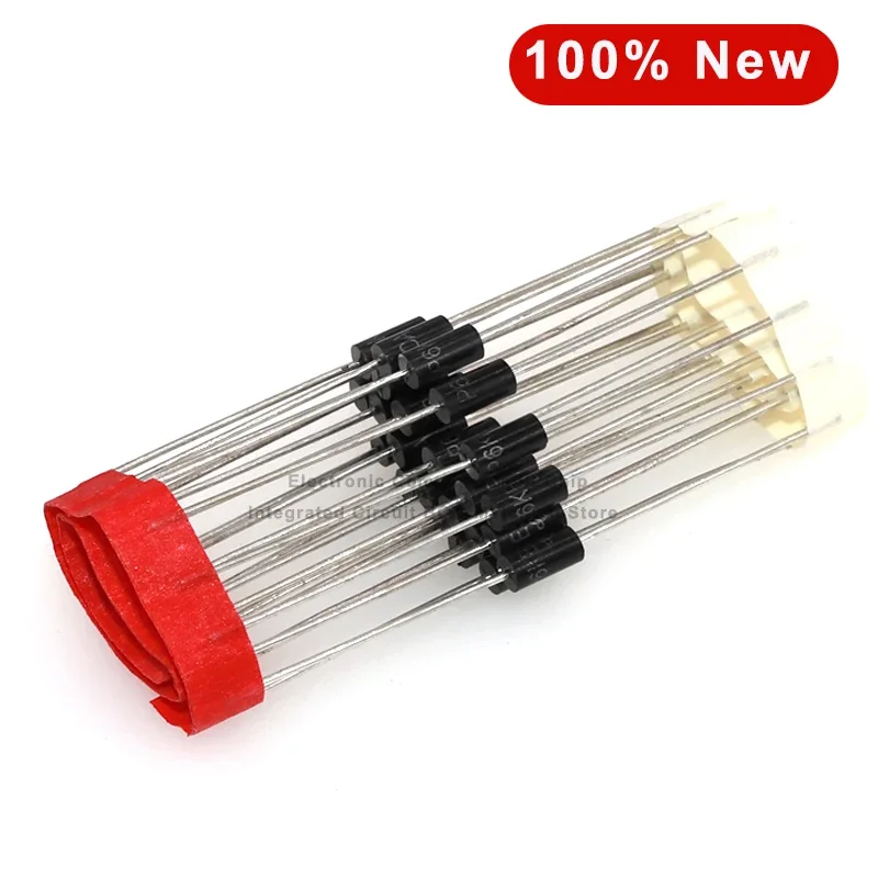 250pcs 1N5400 1N5401 1N5402 1N5404 1N5406 1N5408 Rectifier Diode 3A 50V 100V 200V 400V 600V 1000V DO-201AD DO-27 Axial 3 Amp