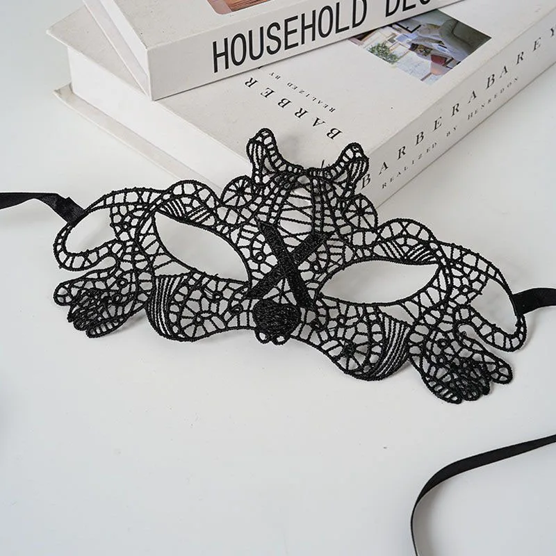 Sexy clothes accessories collars hollowed out cute lace neck rings water-soluble neck rings neck ring sets ball goggles Eye Mask