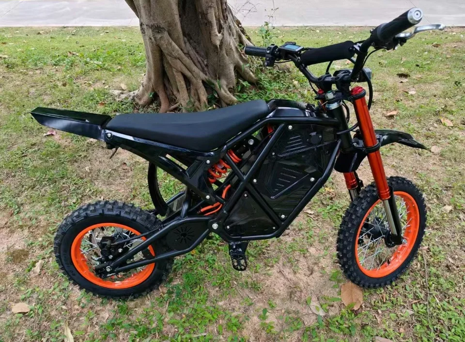 electric bicycle 3000W motor 48V 23AH battery 60km/h e bike shock absorber hydraulic brake mountain off-road electric motorcycle image 6