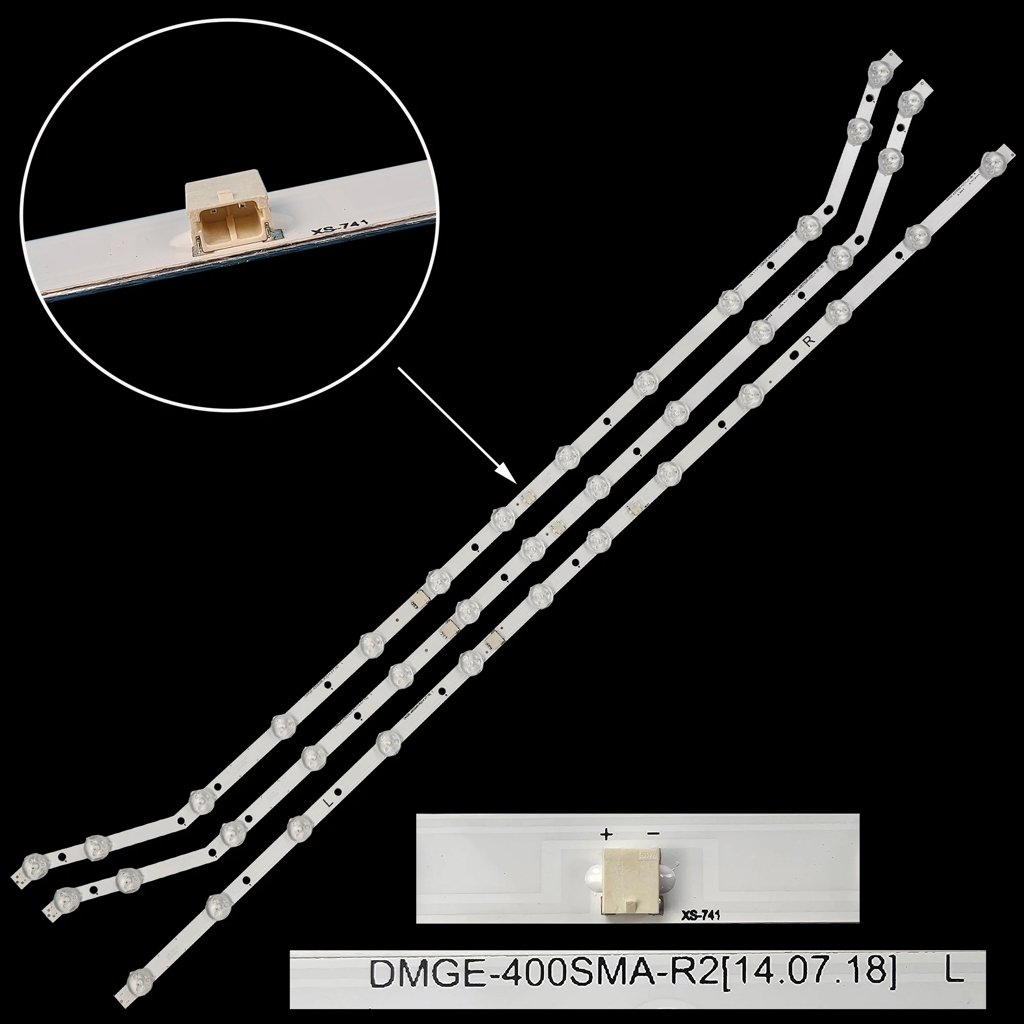 LED Strip For UE40H4203 HG40AC460 LM41-00090X LM41-00090Y CY-HH040AGLV1V BN96-32767A BN96-32768A BN61-10607A BN61-10610A