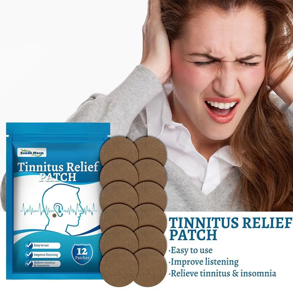 Relaxing Ear Patch Portable Tinnitus Treatment Patch Prevent Vomitng Improve Listening Anti Headache For Taking Car Plane Health