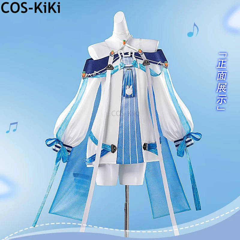 COS-KiKi Azur Lane USS Laffey Game Suit Sweet Lovely Dress Uniform Cosplay Costume Halloween Party Role Play Outfit Women