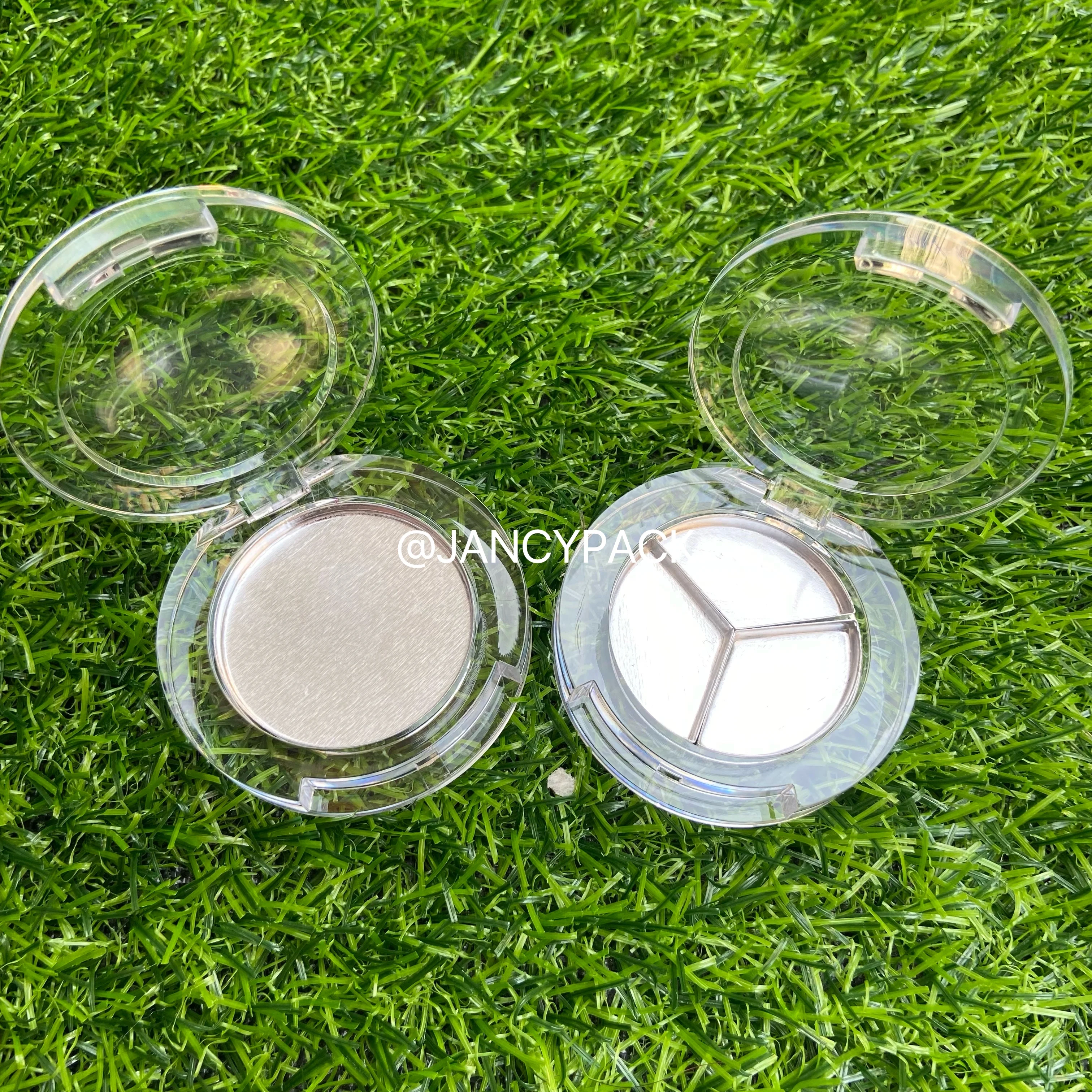 Plastic Cosmetic Powder Case Clear Empty Makeup Container for Blusher  Eyeshadow Palette Eye Makeup Storage Box for Women Girls