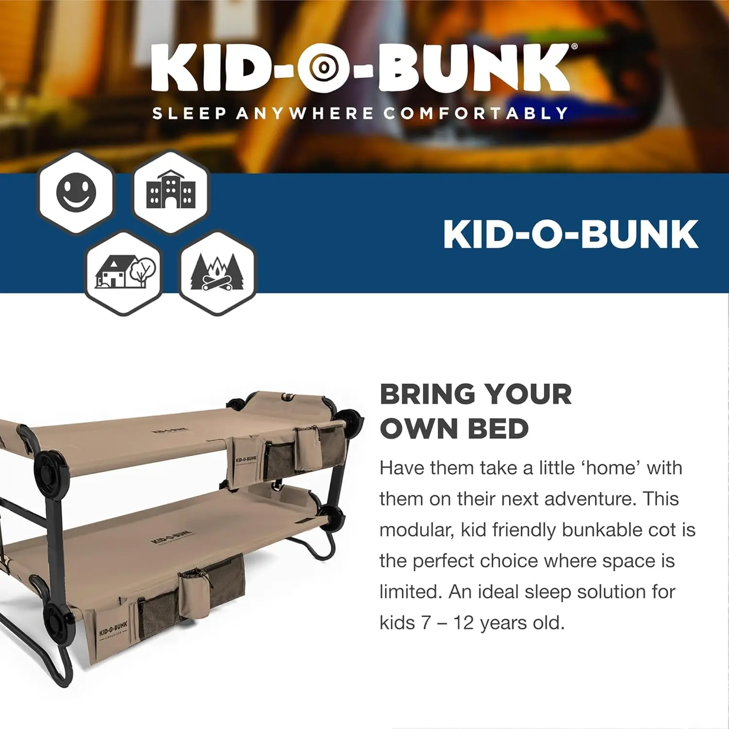 Youth Kid-O-Bunk with Organizers