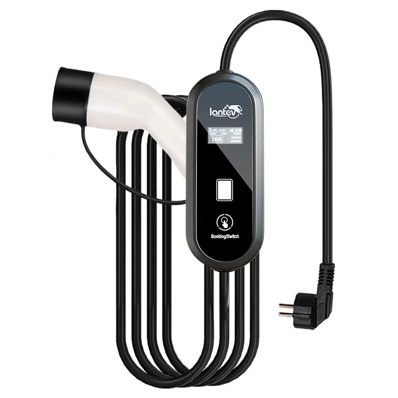 IANTEV MT10 Electric Car Charger TYPE 2 3.5KW EV Charging Cable TYPE 1 EV Charger Station Wallbox EVSE