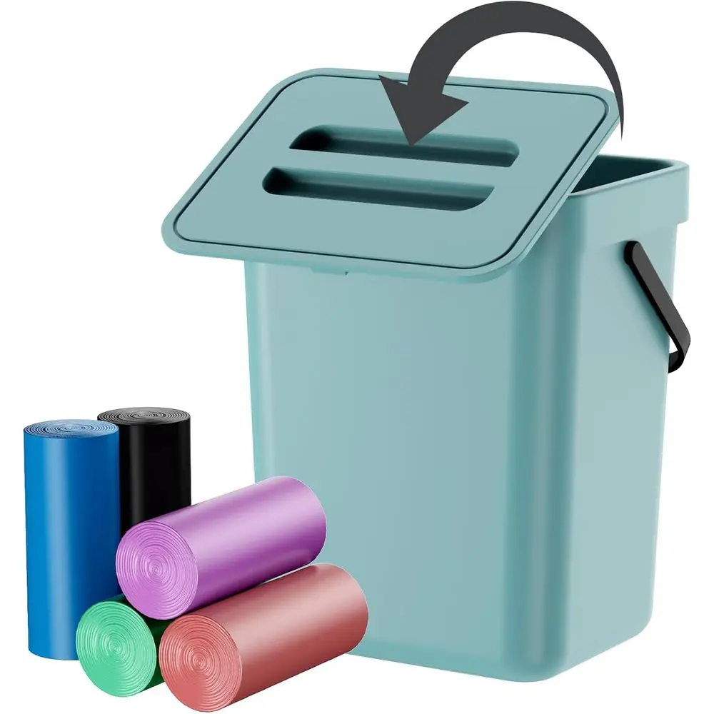 contenedor basura cubo de basura azul Cubo Basura Reciclaje Cubo Basura 100L Plastiforte Azul Con Tapa
