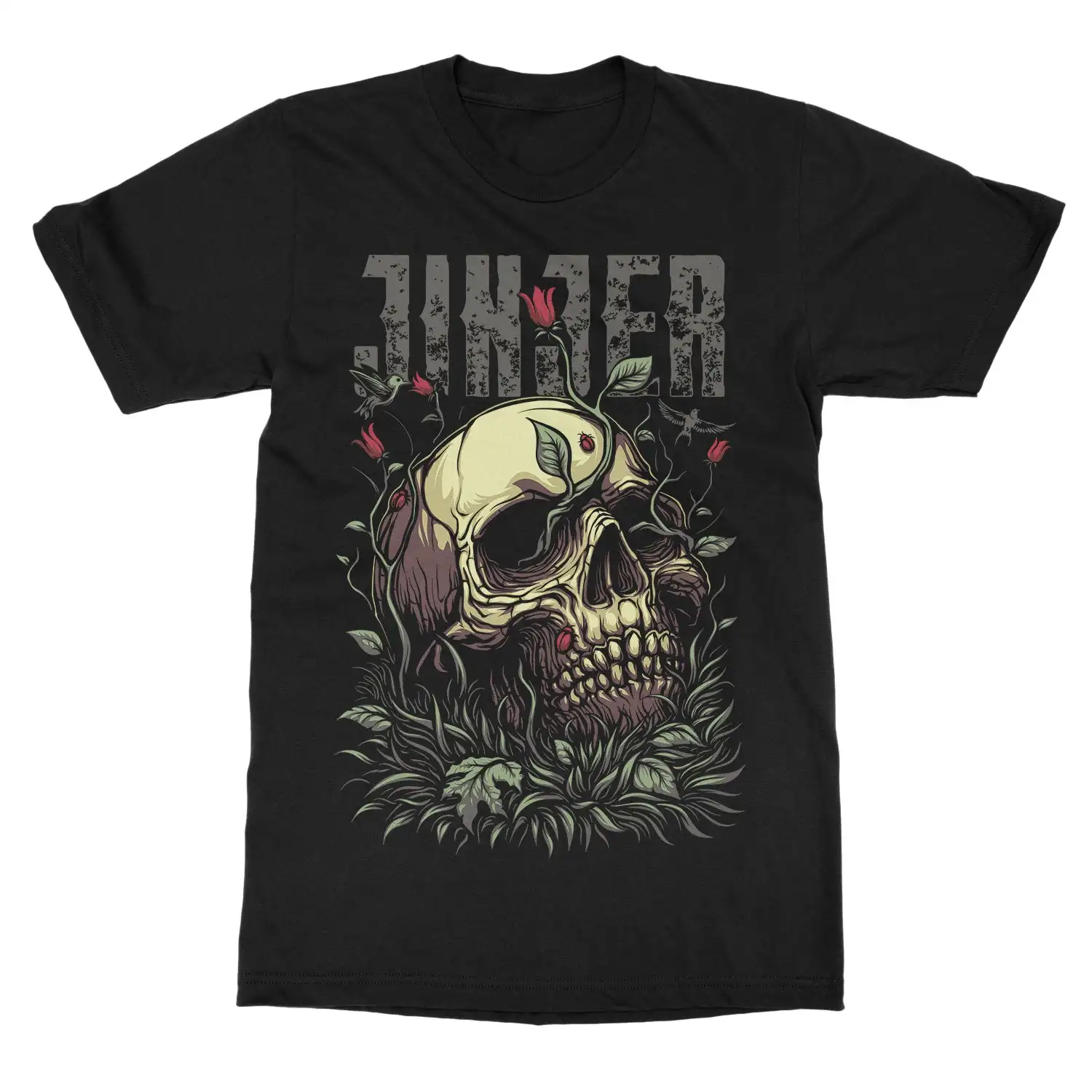 Jinjer Green Serpent Band T-Shirt, 100 % Baumwolle, Grafik-T-Shirt für Herren und Damen, Sommer-Streetwear-Top – Detail 3