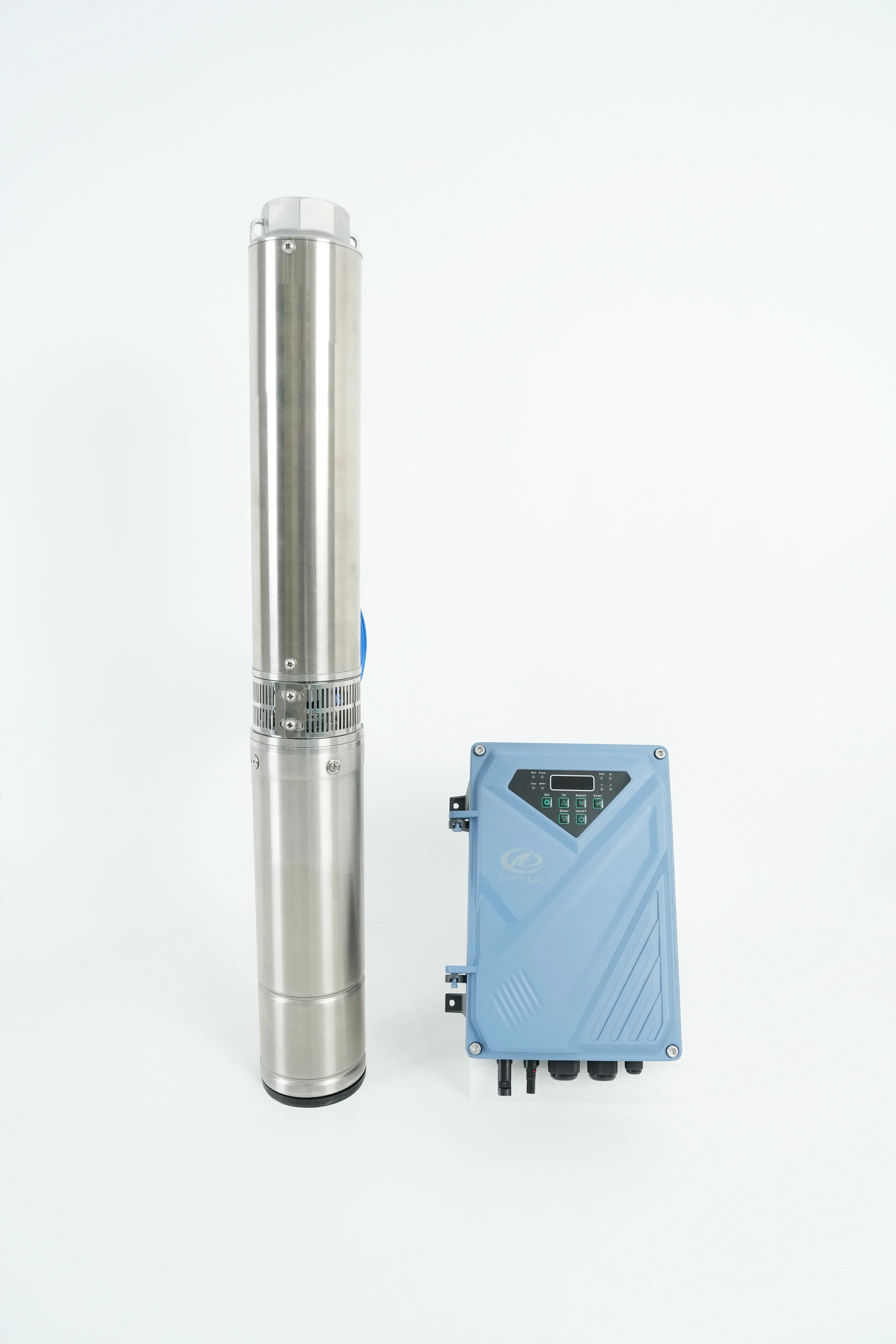 Solar Deep Well Submersible Water Pump 2 Inch Diameter